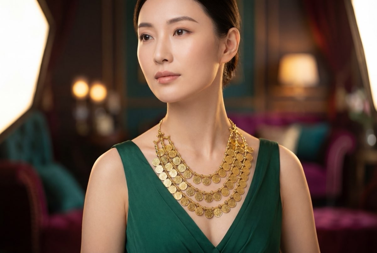 AI-generated jewelry campaign